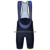 Completo Maglia + Pantaloncino con bretelle 2022 Tour de France Manica Corta Lourdes-Hautacam Blu